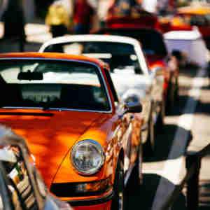 Orange Porsche